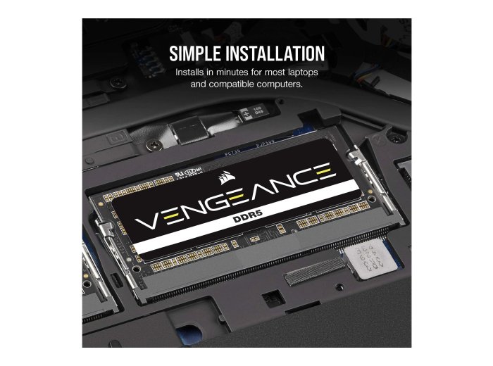 SO DDR5 64GB PC 4800 CL40 CORSAIR KIT (2x32GB) VENGEANCE B retail