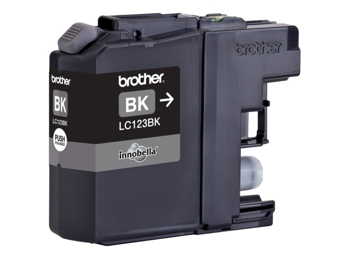 BROTHER LC123BKBP2 Tusz Brother LC123BKBP2 black Blister Pack (dwupak) 600str MFC-J4510DW