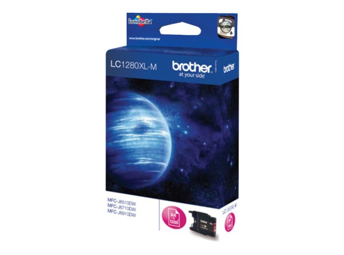 Brother Tusz LC1280XL Magenta 1.2K