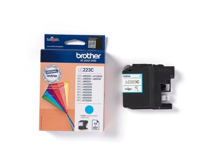 Brother Tusz LC223C Cyan 550str