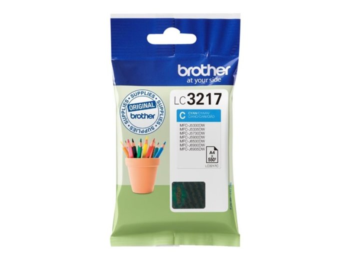 Brother Tusz LC3217C Cyan 550str