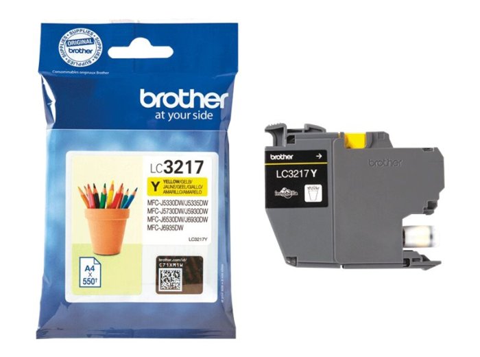 Brother Tusz LC3217Y Yellow 550str