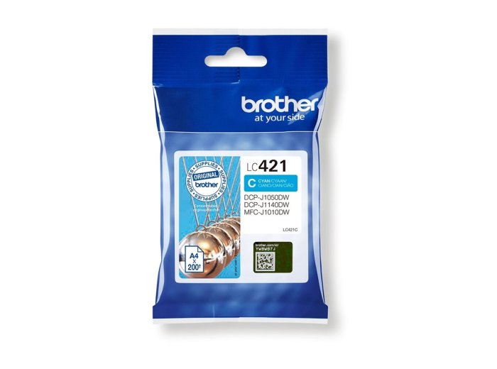 Brother Tusz LC421C Cyan 200str
