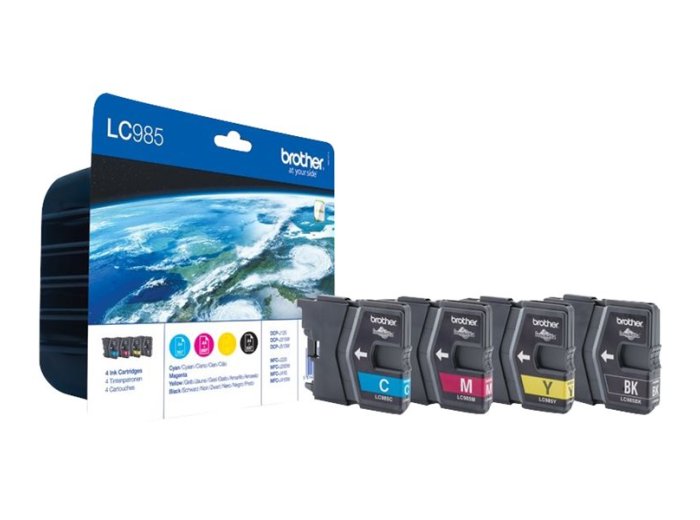 Brother Tusz LC985 CMYK 4pack