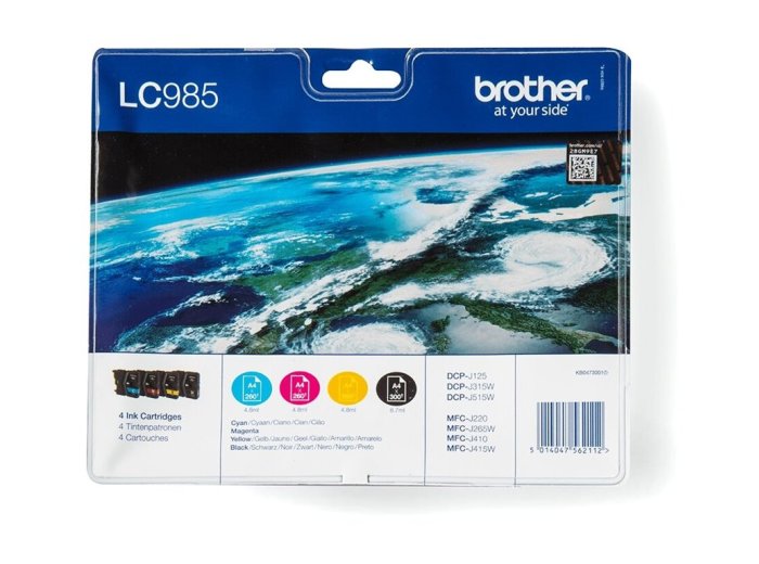 Brother Tusz LC985 CMYK 4pack