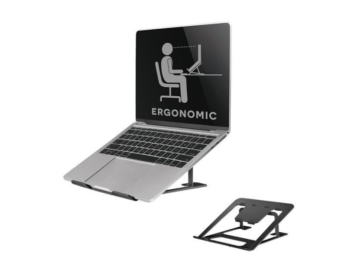 Neomounts NSLS085BLACK stojak na laptop Podstawka na notebooka Czarny 43,2 cm (17")