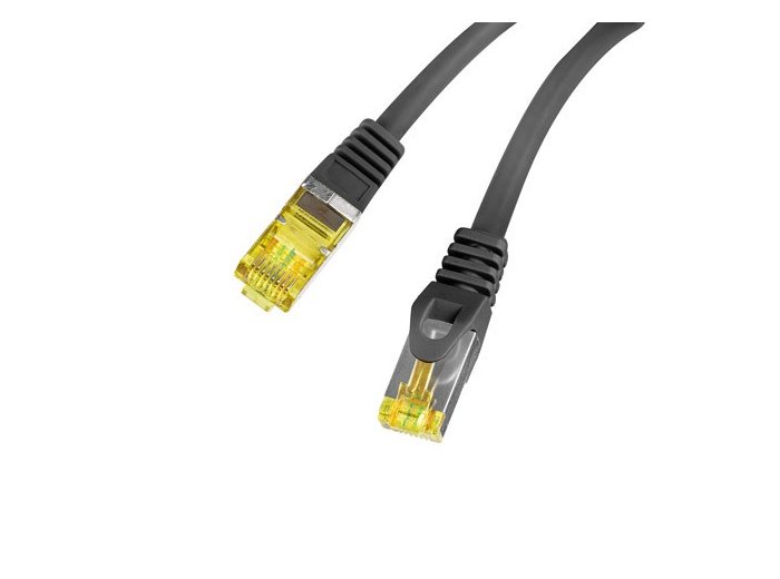 Patchcord kat.6 S/FTP 3m czarny PCF6A-10CU-0300-BK