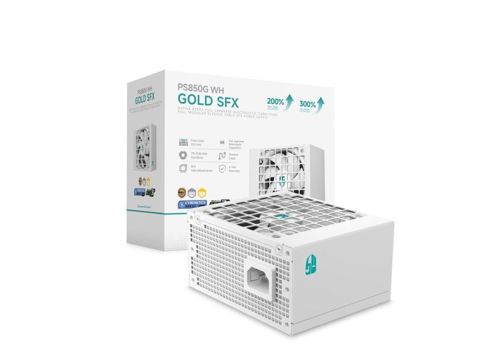 Zasilacz DeepCool PS850G-FE biały