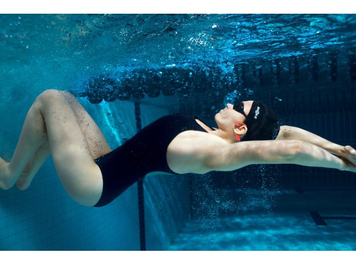 Słuchawki bezprzewodowe kostne Shokz OpenSwim Pro szare