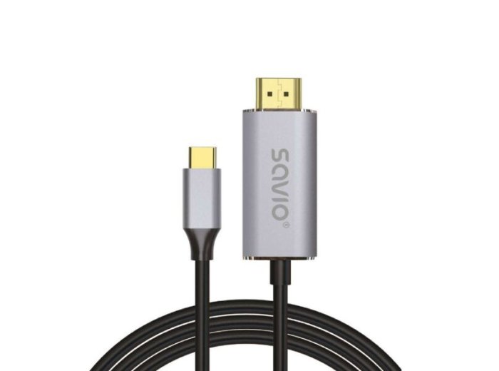 Kabel USB-C-HDMI v2.0 CL-199 2m