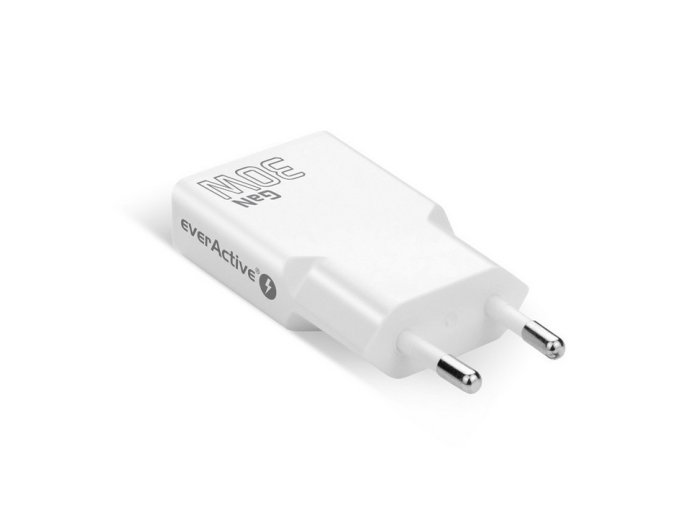 Ładowarka sieciowa SUPER SLIM QC 3.0 30W 1XUSB 1XUSB-C biała SC-380Q