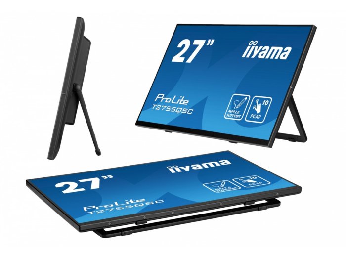 Monitor 27 cali T2755QSC-B1 Dotyk, USB, HDMI, IPS, QHD