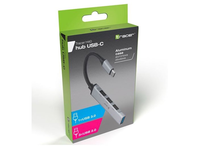 HUB USB 3.0 H40 4 ports, USB-C