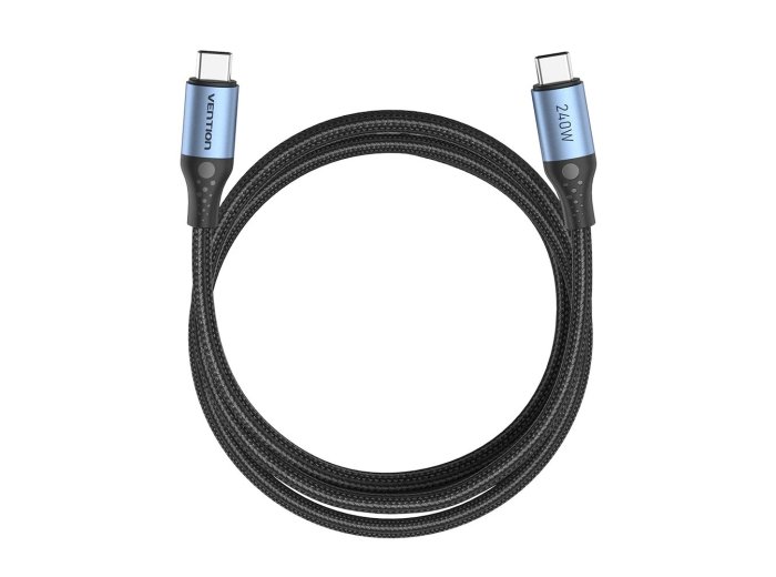 Kabel USB-C do USB-C Vention USB 2.0 5A 240W 1m czarny
