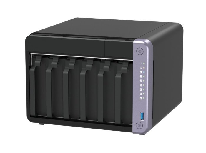 Qnap TS-632X-4G, Tower, 6 x 2.5"/3.5" SATA, AnnapurnaLabs Alpine AL524 4C, 4GB (Max. 16GB) DDR4 SODIMM, 2 x 2.5GbE, 2 x 10GbE SFP+, 2 x USB 3.2 Gen, adapter 120W