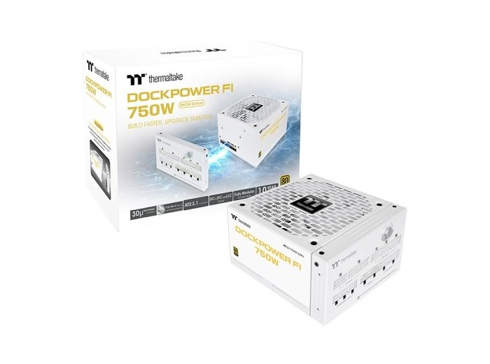 Zasilacz - Dockpower FI 750W Gold modular ATX3.1 Gen5 Snow