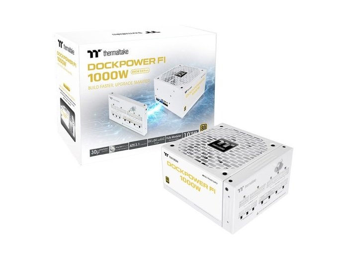 Zasilacz - Dockpower FI 1000W Gold modular ATX3.1 Gen5 Snow