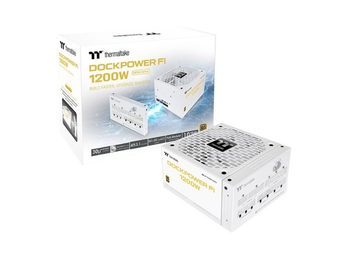 Zasilacz - Dockpower FI 1200W Gold modular ATX3.1 Gen5 Snow