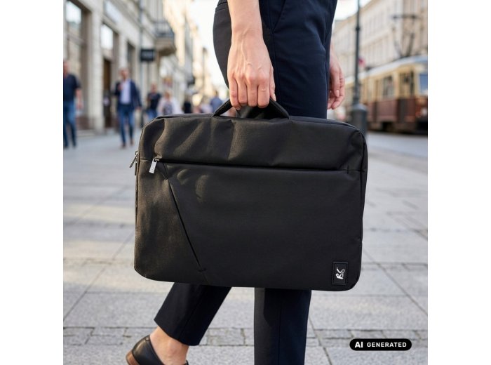 Plecak/torba na laptopa czarny, RS203 B