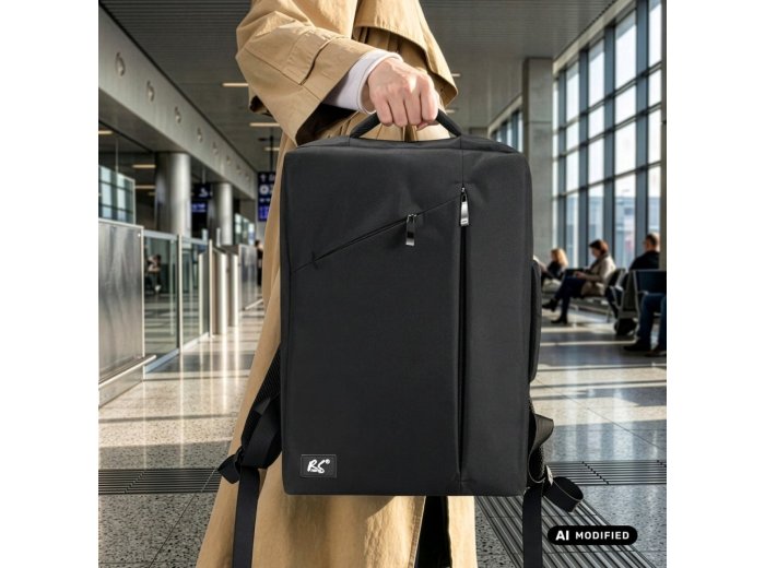 Plecak/torba na laptopa czarny, RS203 B