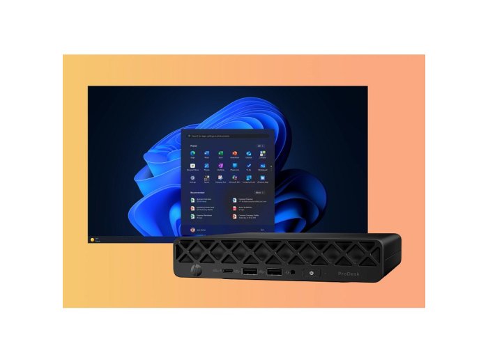 HP ProDesk 4 G1i AI PC Intel Core Ultra 5 225T 16 GB DDR5-SDRAM 512 GB SSD Windows 11 Pro Mini PC Czarny