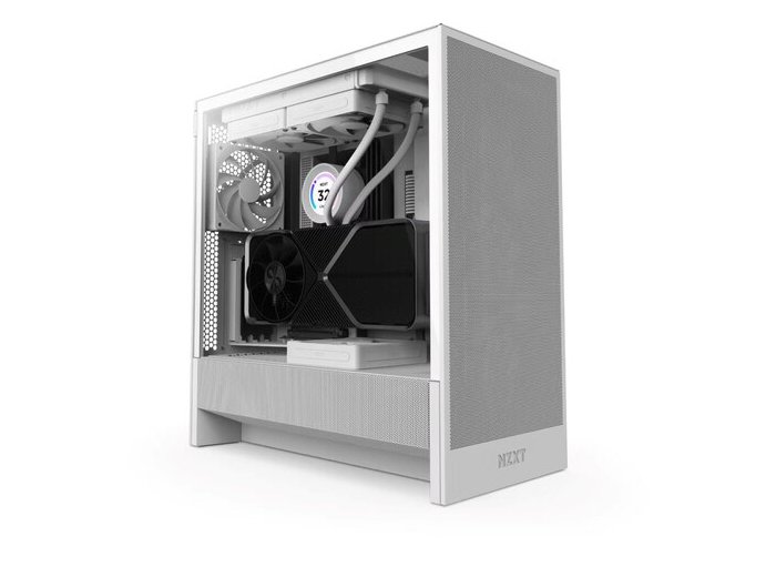 Obudowa NZXT H5 Flow Midi Tower Biały