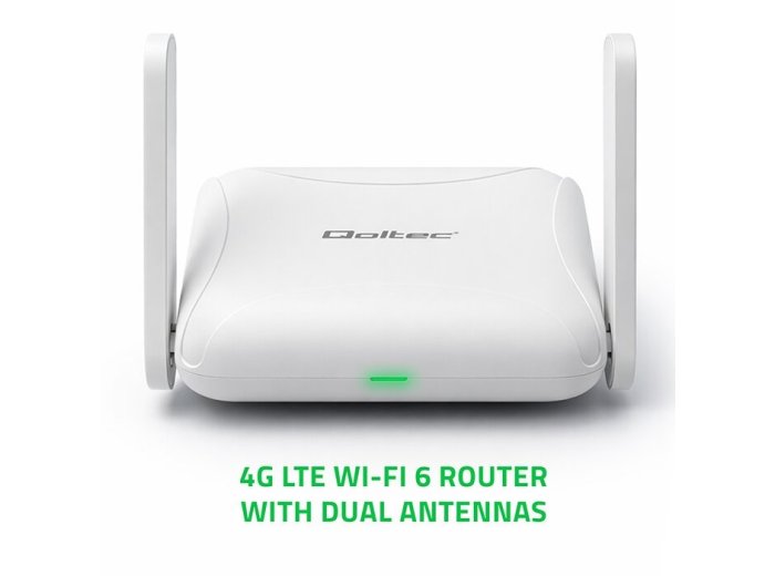 Router Home&Travel 4G LTE WiFi 6 | AX300 | 2.4GHz | Dual Antena |USB-C | Micro SIM
