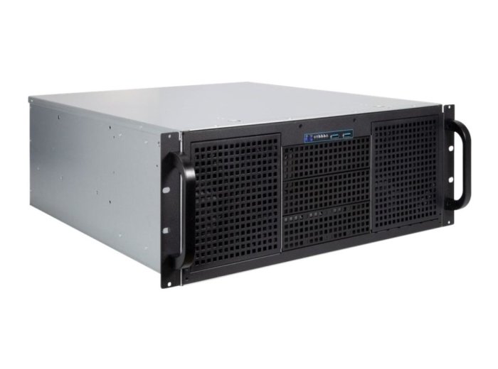 Inter-Tech 4U 40248 - Szafa serwerowa - Szary - ATX - micro ATX - Mini-ATX - Mini-ITX - SSI CEB - Stal - Alarm - Dysk twardy - Sieć - Wydajność