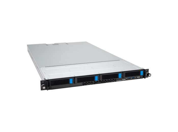 Platforma Asus Rack (1U) RS501A-E12-RS4 AMD Epyc 9005/9004 (4x NVMe/SATA HS, 2xM.2, 2x1Gbe, IPMI, 1+1 1600W )