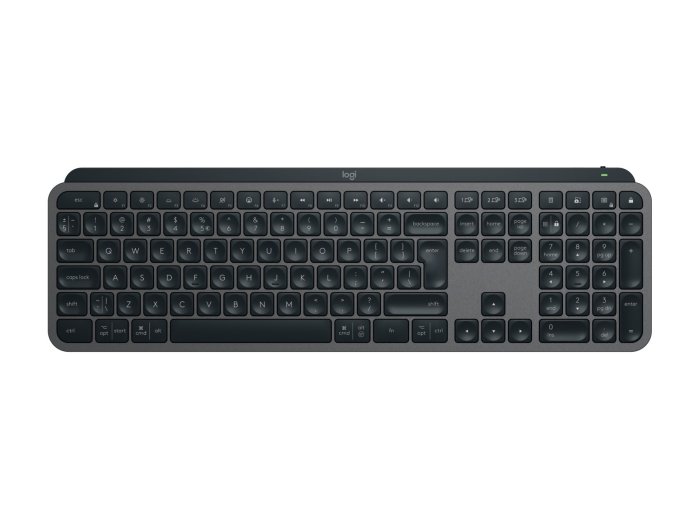 Logitech MX Keys combo for Business Gen 2 klawiatura Dołączona myszka Biuro RF Wireless + Bluetooth QWERTY Amerykański międzynarodowy Grafitowy