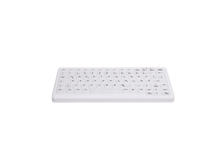 Contour Design Active Key AK-C4110 klawiatura Medyczna USB QWERTZ Niemiecki Biały