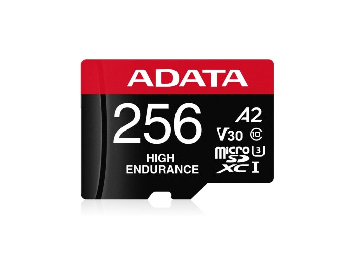 Karta pamięci microSD High Endurance 256GB UHS1 U3 V30 A2 100/85MB/s + Adapter