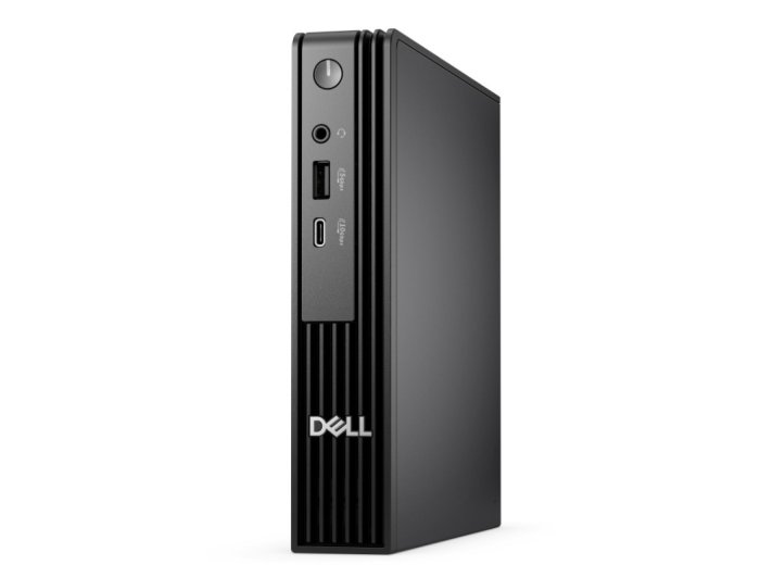 Komputer Dell Pro Micro QCM1250 W11Pro i3-14100T/8GB/512GB SSD CL25/Integrated/WLAN + BT/Kb/Mouse/3YPS
