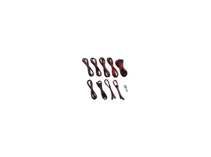 CableMod C-Series PRO ModMesh Cable Kit for RMi/RMx/RM (Black Label) - black/red