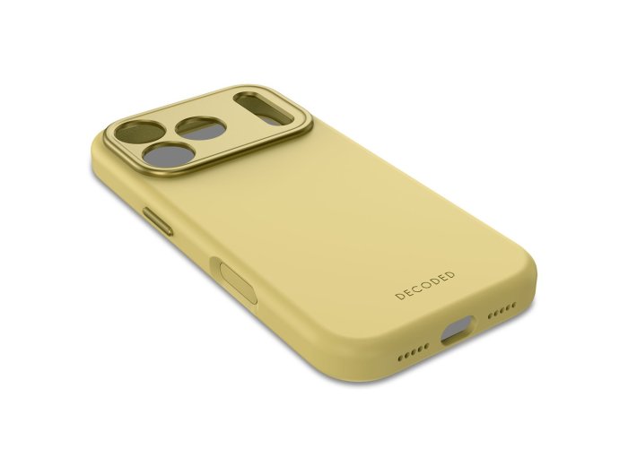 Decoded Silicone Backcover Apple iPhone 17 Pro Yuma Yellow pokrowiec na telefon komórkowy 16 cm (6.3") Żółty