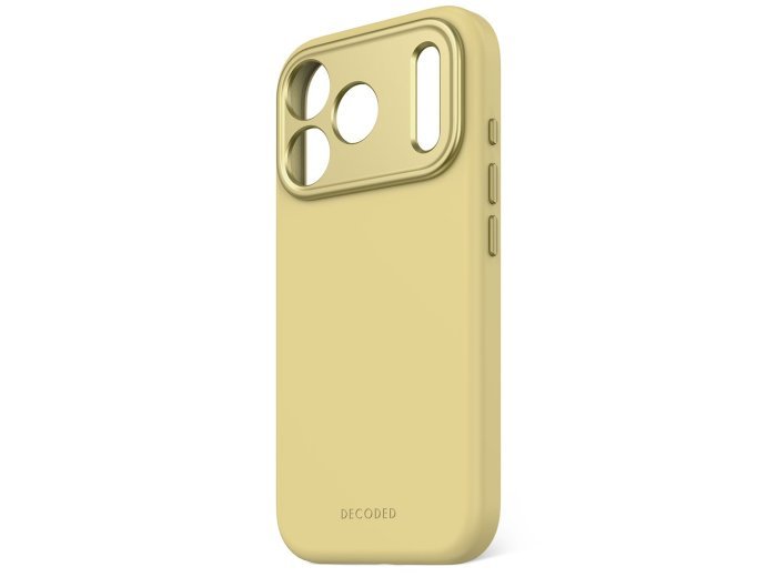 Decoded Silicone Backcover Apple iPhone 17 Pro Yuma Yellow pokrowiec na telefon komórkowy 16 cm (6.3") Żółty