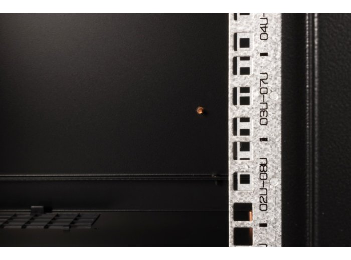 Digitus Szafa sieciowa wisząca Unique 19" 9U rack 600x600, drzwi szyba, czarny, niedzielona, złożona, 100kg