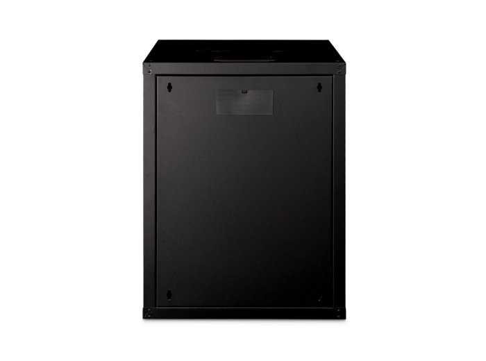 Szafa sieciowa wisząca Unique 19" 16U rack 600x600, drzwi szyba, czarny, niedzielona, złożona, 100kg