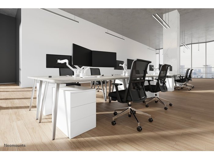Neomounts DS70-250WH2 uchwyt / stojak do monitorów 81,3 cm (32") Biurko Biały