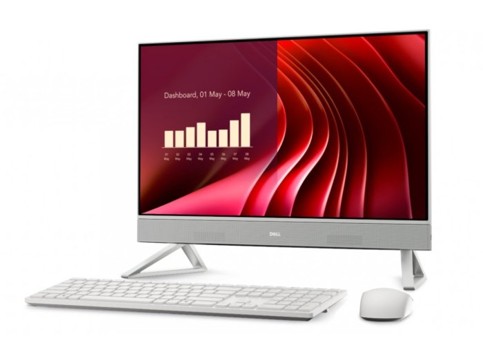 Komputer Dell 24 All-in-One EC24250 Win11Pro CORE 7-150U/16GB/1TB/23.8 FHD/Intel Graphics/Cam/WLAN+BT/3Y ProSupport
