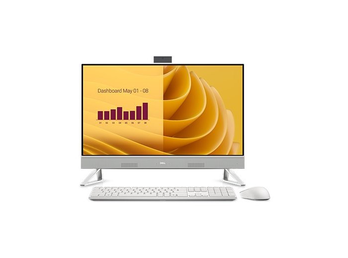 Dell 27 AiO EC27250 Core 7-150U 27.0"FHD Touch IPS 250nits 16GB DDR5 SSD1TB Intel Graphics Cam WLAN + BT Backlit Kb W11Pro 3Y ProSupport