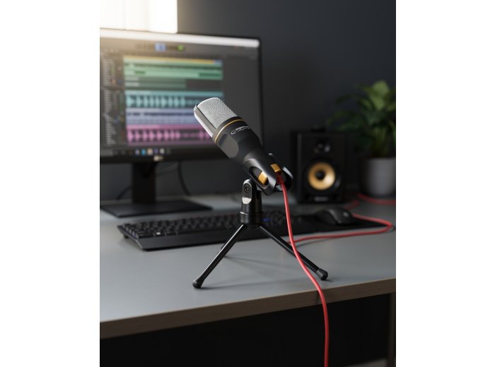 Mikrofon Esperanza STUDIO PRO EH182 (kolor czarny)