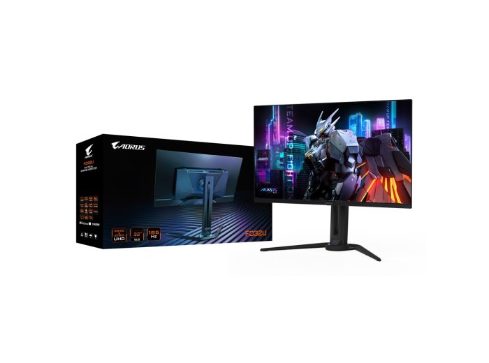 GIGABYTE AORUS FO32U EK monitor komputerowy 80 cm (31.5") 3840 x 2160 px 4K Ultra HD OLED Czarny