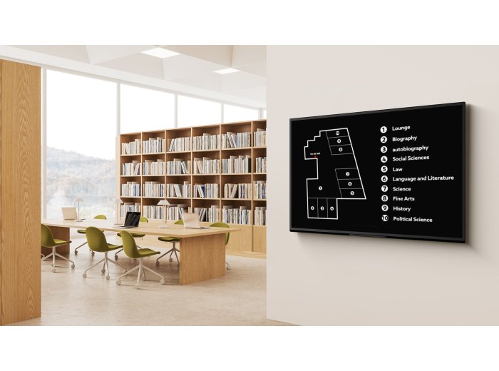 Sony FW-43EZ20L signage display Płaski panel Digital Signage 109,2 cm (43") LED Wi-Fi 350 cd/m2 4K Ultra HD Czarny Android 16/7