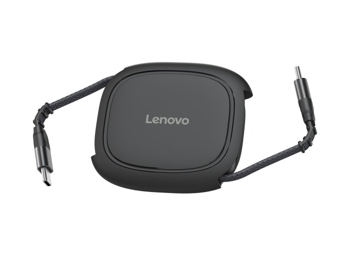Kabel zwijany Lenovo GX91V57058 240W USB-C czarny