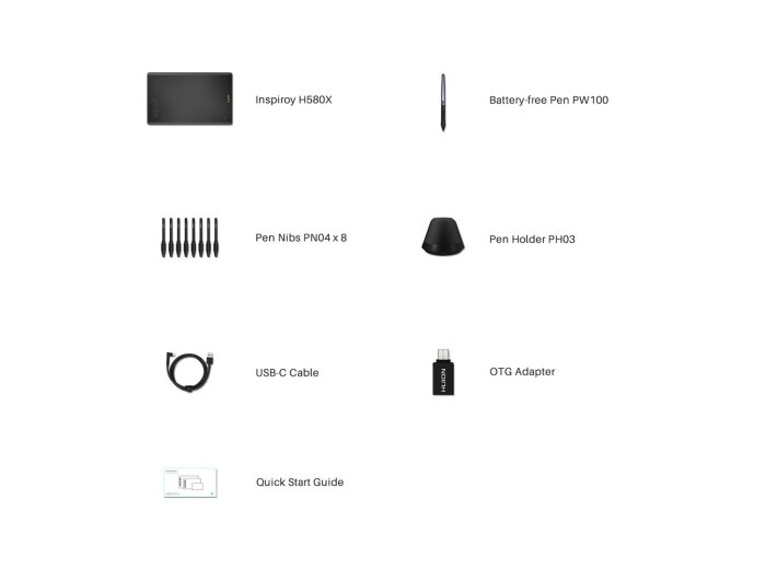 Tablet graficzny HUION H580X