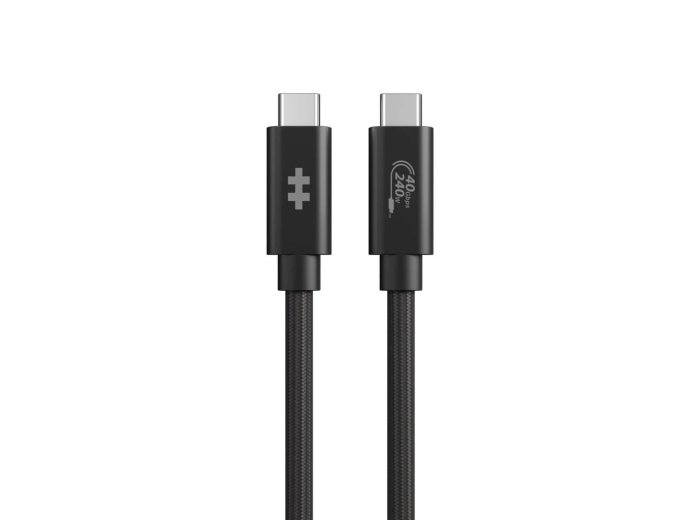 HYPER HyperDrive Next kabel USB USB4 Gen 3x2 1,2 m USB C Czarny