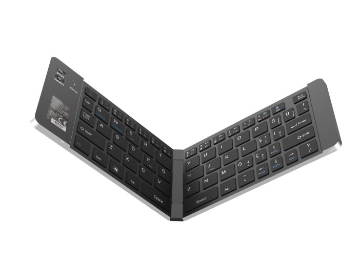 Inca IBK-579BT klawiatura Dom Bluetooth Metaliczny, Srebrny