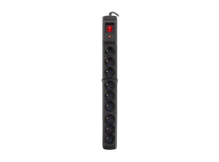 Listwa przeciwprzepięciowa Multi M9 1.5m czarna (9 gniazd)