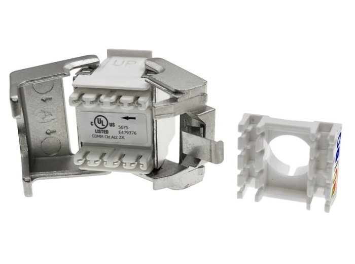 ALANTEC Moduł keystone RJ45 beznarzędziowy STP kat.6 PoE+